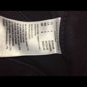 AE black skinny jeans